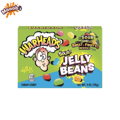 Warheads TB Sour Jelly Beans 4oz thumbnail