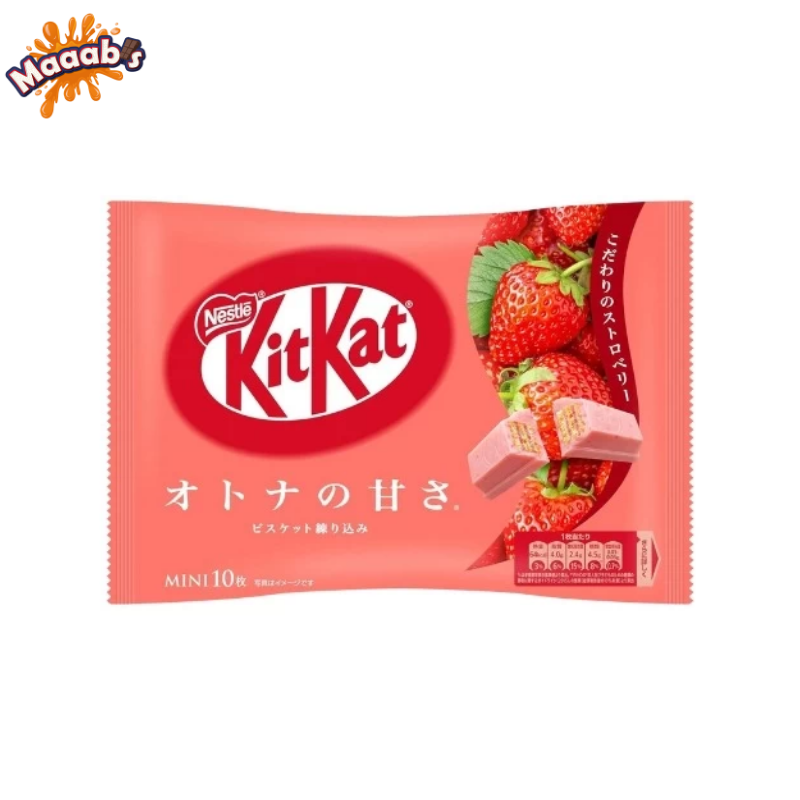 Kitkat Wafer White Chocolate Strawberry 105g