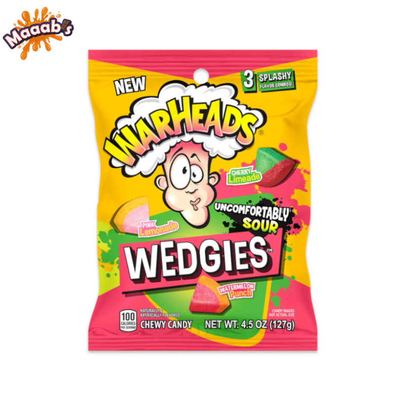 Warheads Wedgies Peg Bag 3.5oz
